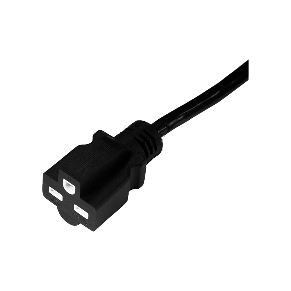 FT-3CZ is een Amerikaanse standaard drie-aderige platte plug-to-plug connector losse kop UL-gecertificeerde voedingskabel details